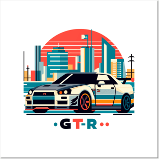 Nissan GTR Posters and Art